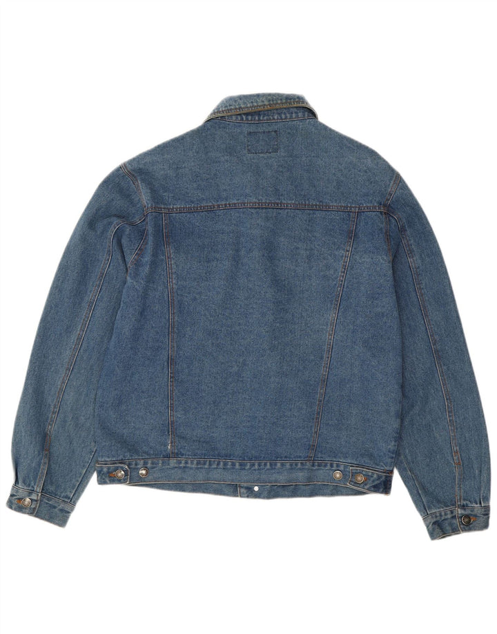 Vintage Mens Denim Jacket UK 42 XL Blue Cotton Classic