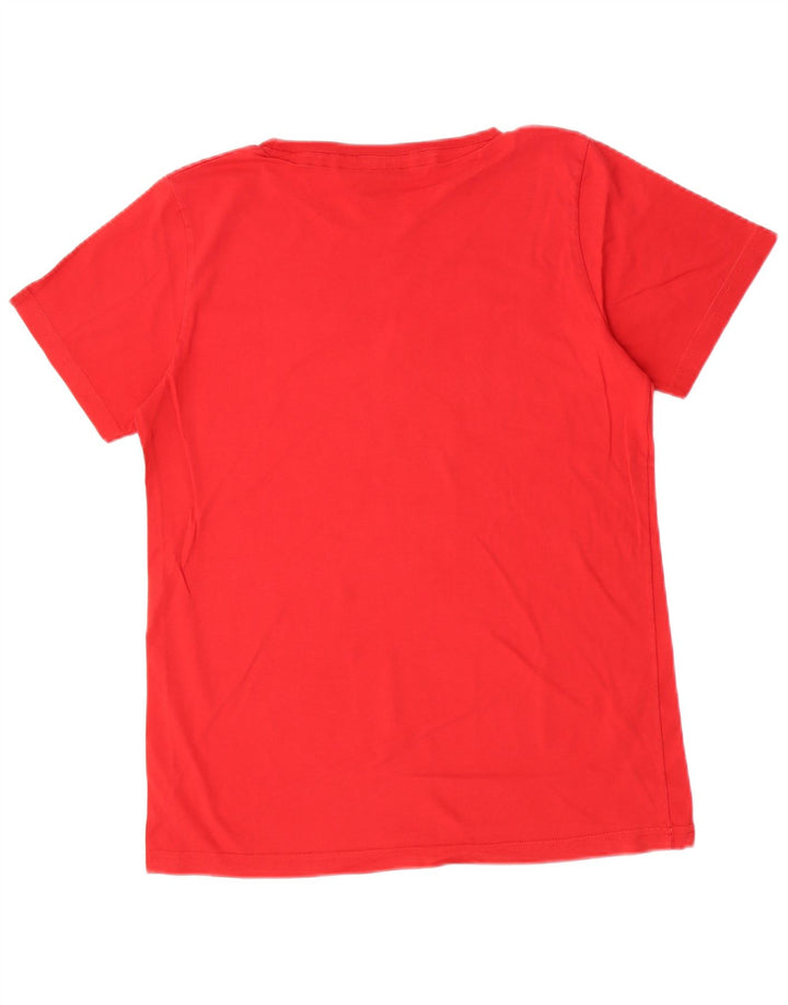 Starter Mens Graphic T-Shirt Top Medium Red Cotton