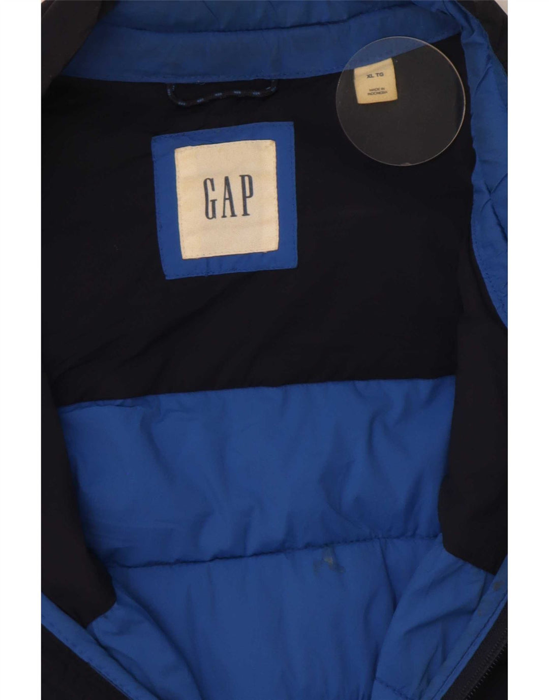 Gap Mens Padded Jacket UK 42 XL Navy Blue