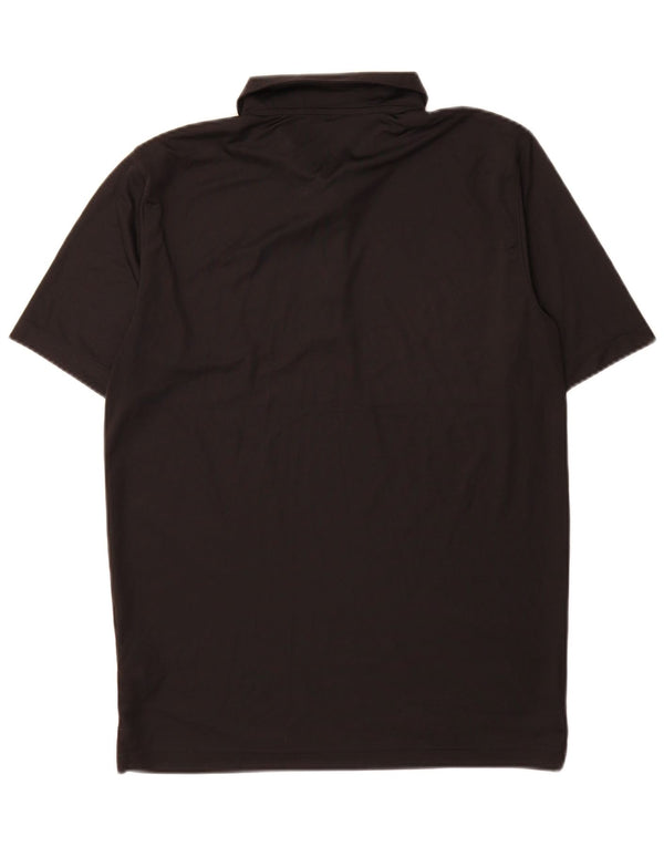Puma Mens Polo Shirt Medium Black Polyester