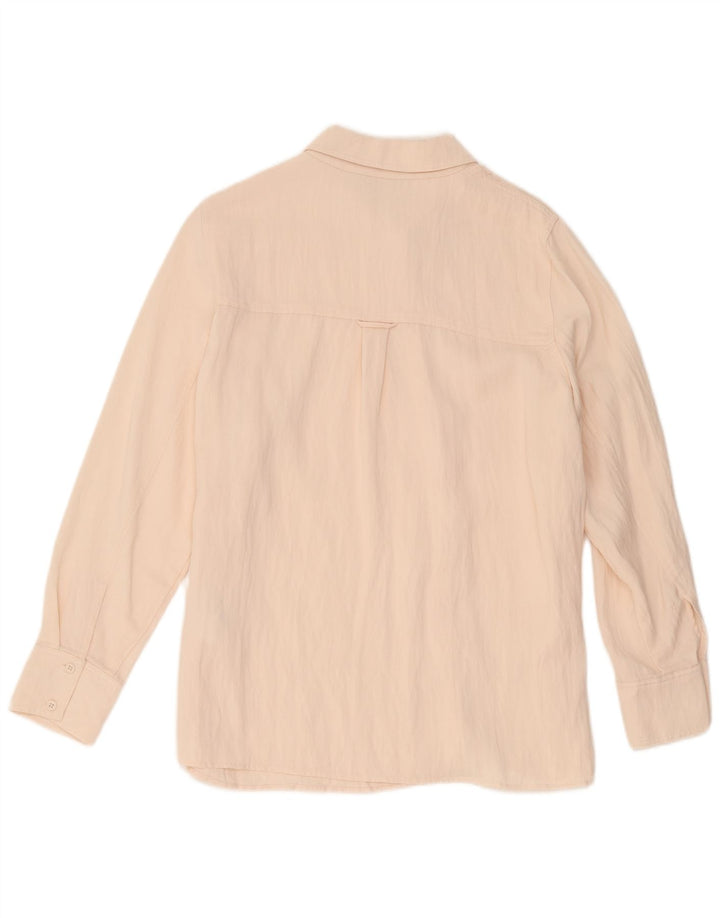 Marks & Spencer Womens Shirt UK 16 Large  Pink Lyocell
