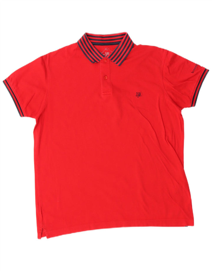 Harmont & Blaine Mens Polo Shirt Large Red Cotton
