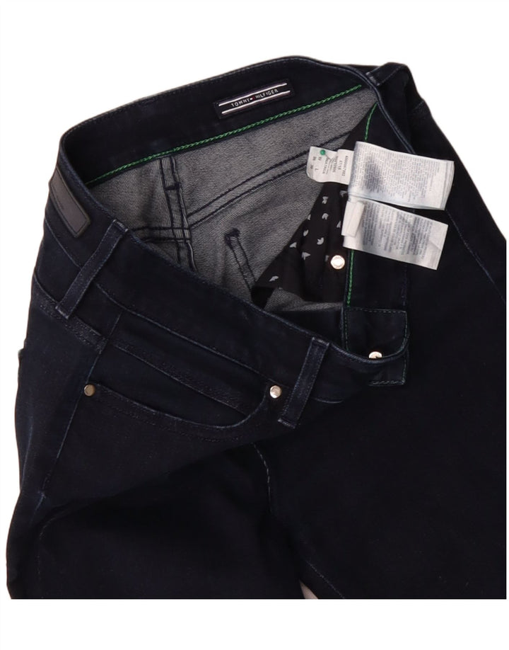 TOMMY HILFIGER Womens Skinny Jeans W26 L27 Navy Blue Cotton