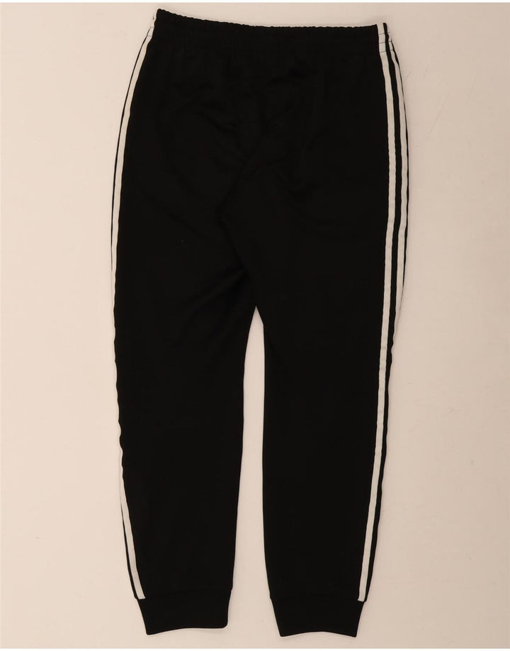 ADIDAS Mens Tracksuit Trousers Joggers Large  Black Polyester