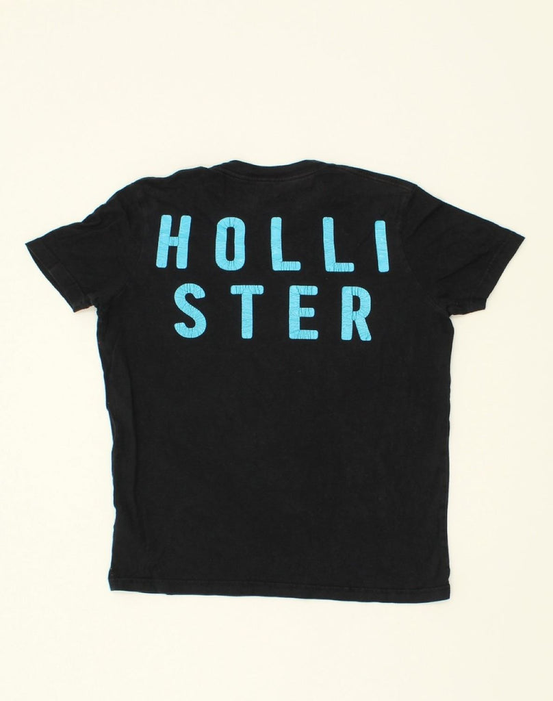 HOLLISTER Mens Graphic T-Shirt Top Small Black Cotton | Vintage Hollister | Thrift | Second-Hand Hollister | Used Clothing | Messina Hembry 