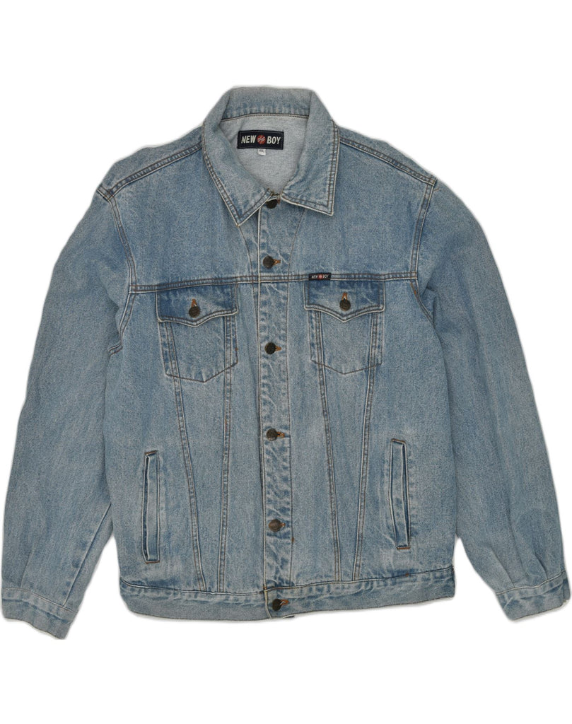 VINTAGE Boys Denim Jacket 15-16 Years 2XL Blue Cotton | Vintage Vintage | Thrift | Second-Hand Vintage | Used Clothing | Messina Hembry 