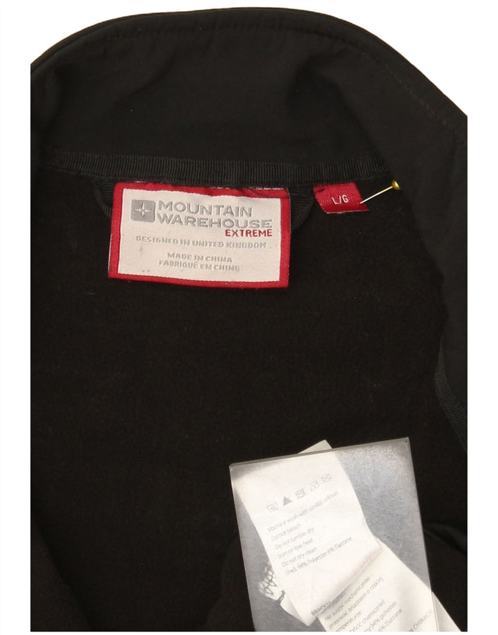 Mountain Warehouse Mens Tracksuit Top Jacket Large Black Polyester
