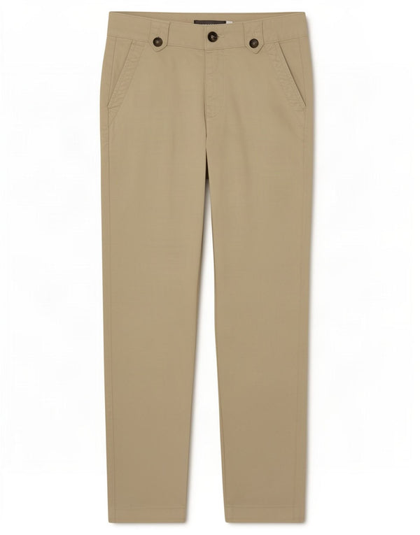 MINT VELVET Womens Tapered Chino Trousers UK 8 Small W27 L26 Beige