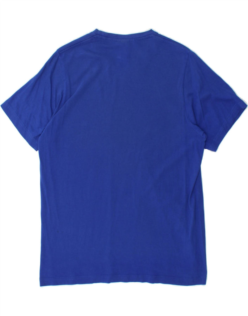 ADIDAS Mens Graphic T-Shirt Top Small Blue Cotton Vintage Adidas and Second-Hand Adidas from Messina Hembry 