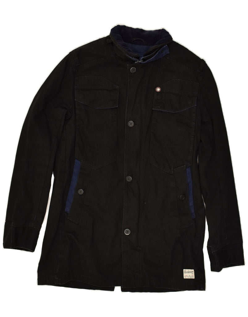 G-STAR Mens Utility Jacket UK 40 Large Black Cotton | Vintage G-Star | Thrift | Second-Hand G-Star | Used Clothing | Messina Hembry 