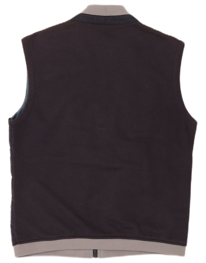 Zara Mens Padded Gilet UK 42 XL Navy Blue