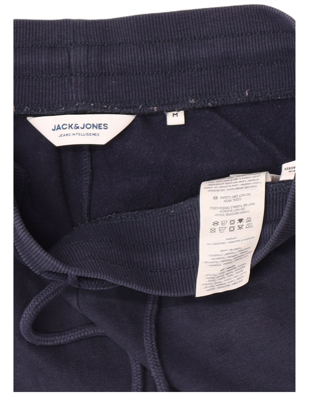 Jack & Jones Mens Graphic Tracksuit Trousers Joggers Medium Navy Blue