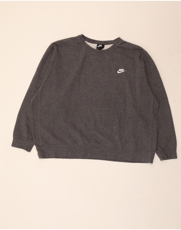 Nike Womens Loose Fit Sweatshirt Jumper UK 20 2XL Grey