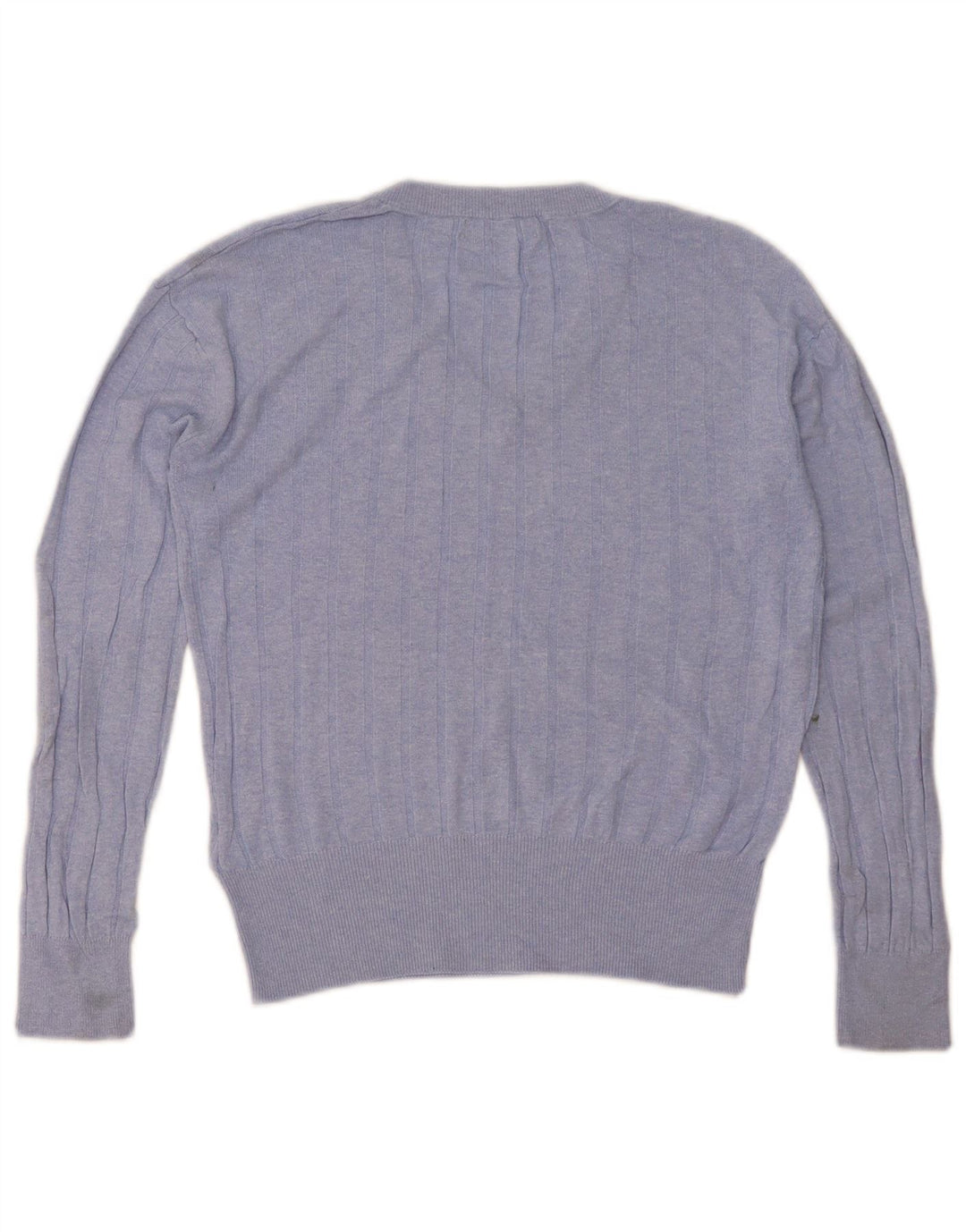 Marks & Spencer Womens V-Neck Jumper Sweater UK 10 Small Blue