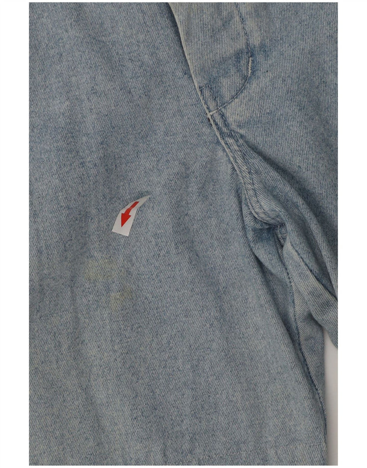 Rifle Womens Dungarees Denim Shorts W36 XL Blue