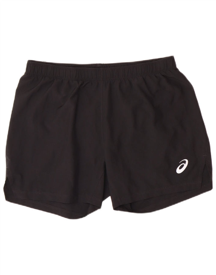 ASICS Mens Sport Shorts Large  Black Polyester