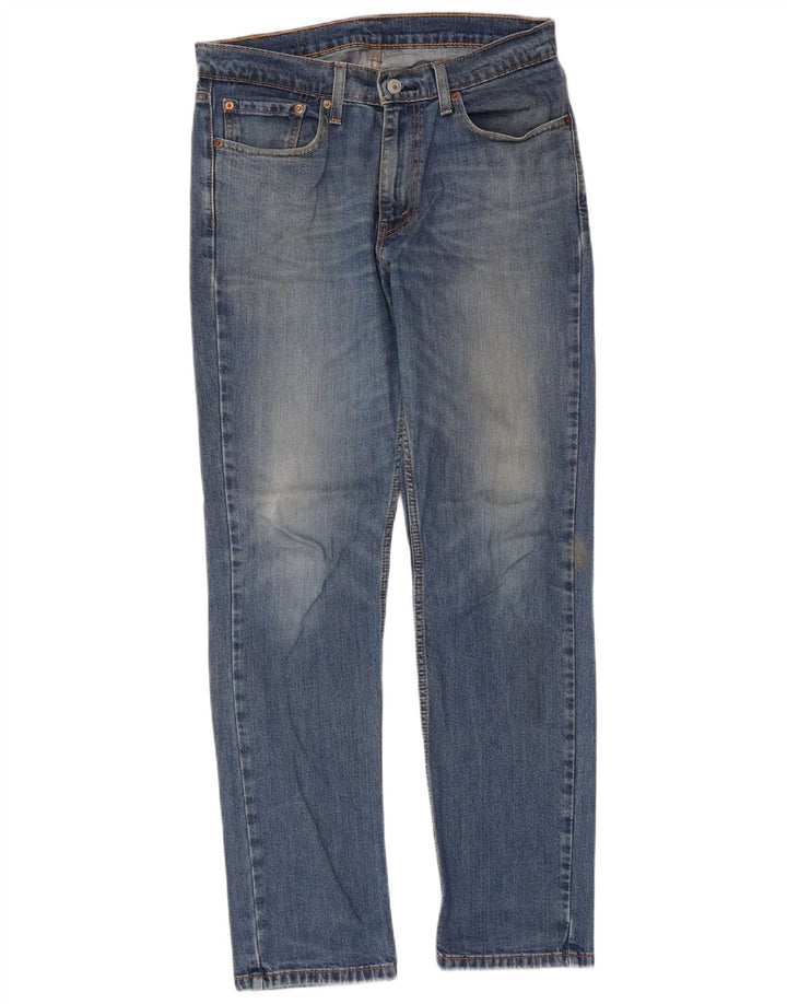 Levi's Mens 511 Slim Jeans W32 L32 Blue Cotton
