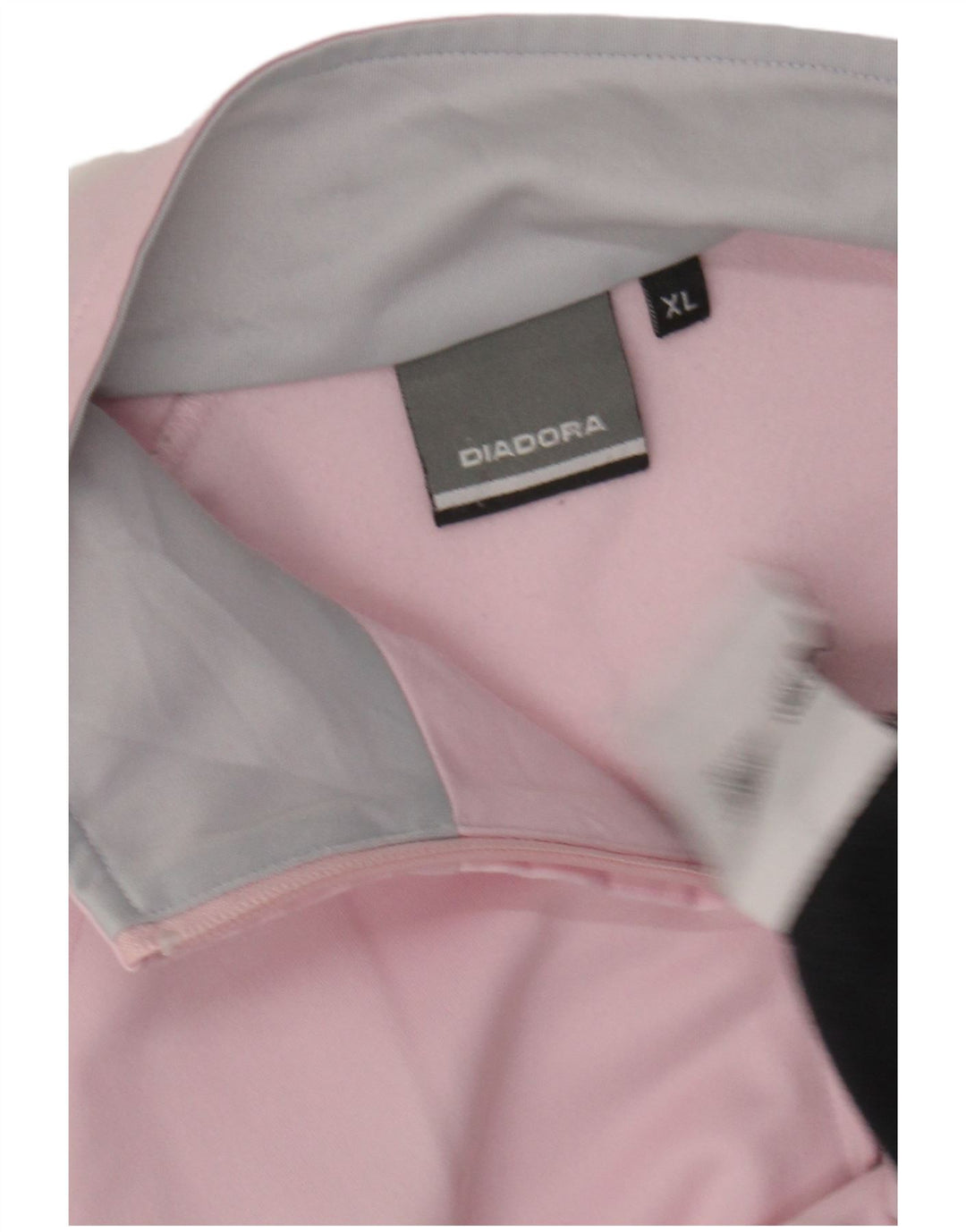 DIADORA Womens Tracksuit Top Jacket UK 18 XL Pink Colourblock Polyester