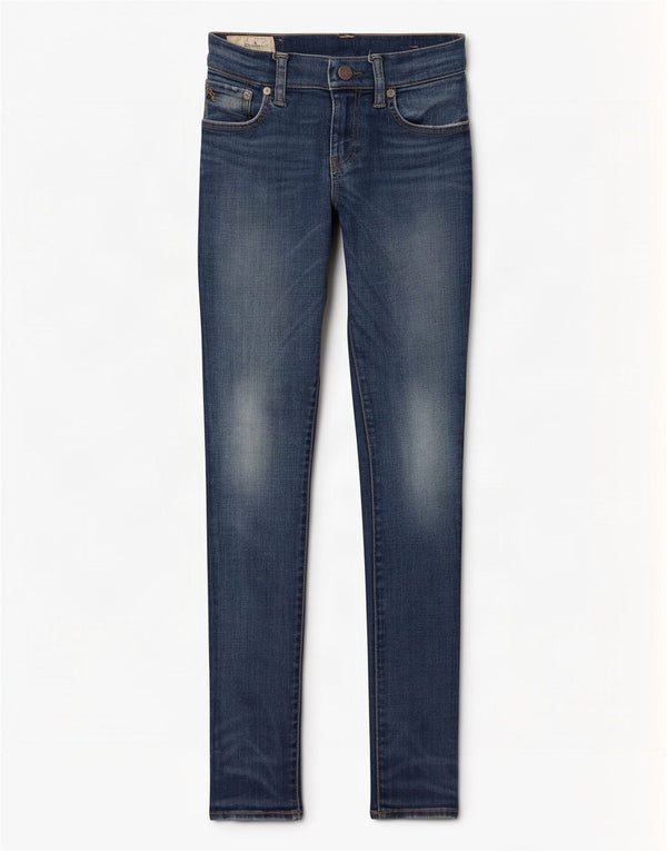 Polo Ralph Lauren Womens Skinny Jeans W26 L31 Blue Cotton