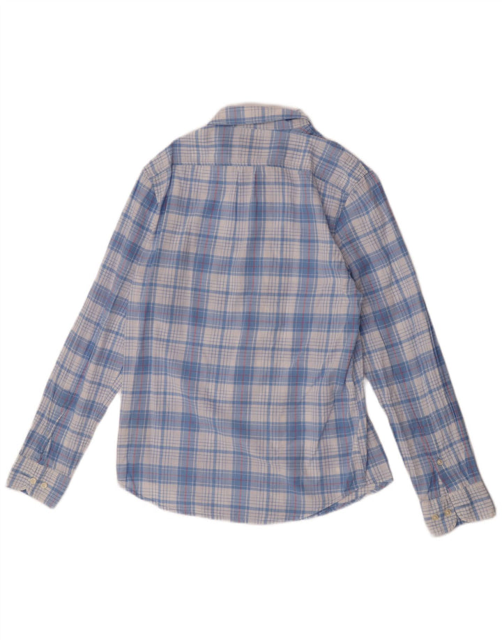 Lee Mens Regular Fit Shirt Medium Blue Check Cotton