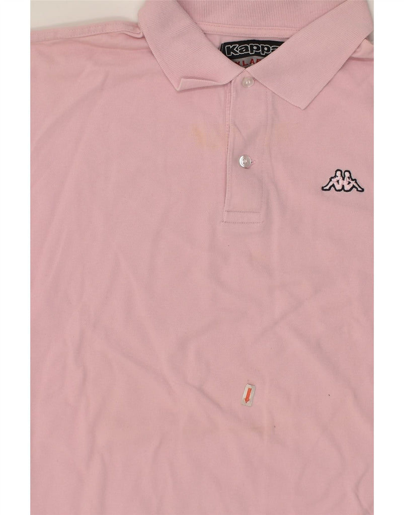 KAPPA Mens Polo Shirt XL Pink Cotton | Vintage Kappa | Thrift | Second-Hand Kappa | Used Clothing | Messina Hembry 