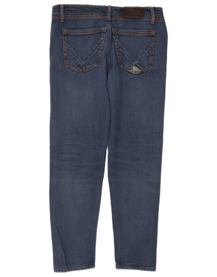 Roy Rogers Womens Slim Jeans W30 L28 Blue Cotton