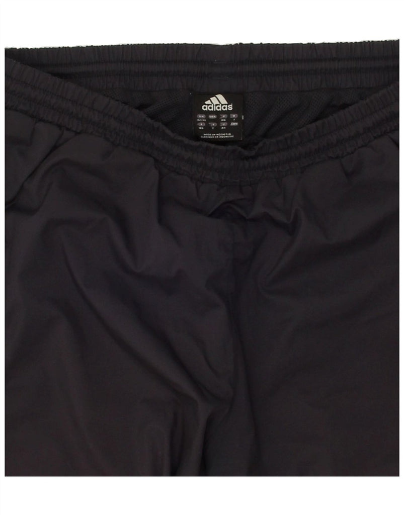 ADIDAS Mens Tracksuit Trousers Joggers UK 42/44 Large Navy Blue Polyester Vintage Adidas and Second-Hand Adidas from Messina Hembry 