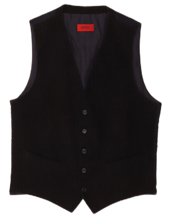 Hugo Boss Mens Waistcoat Small Navy Blue