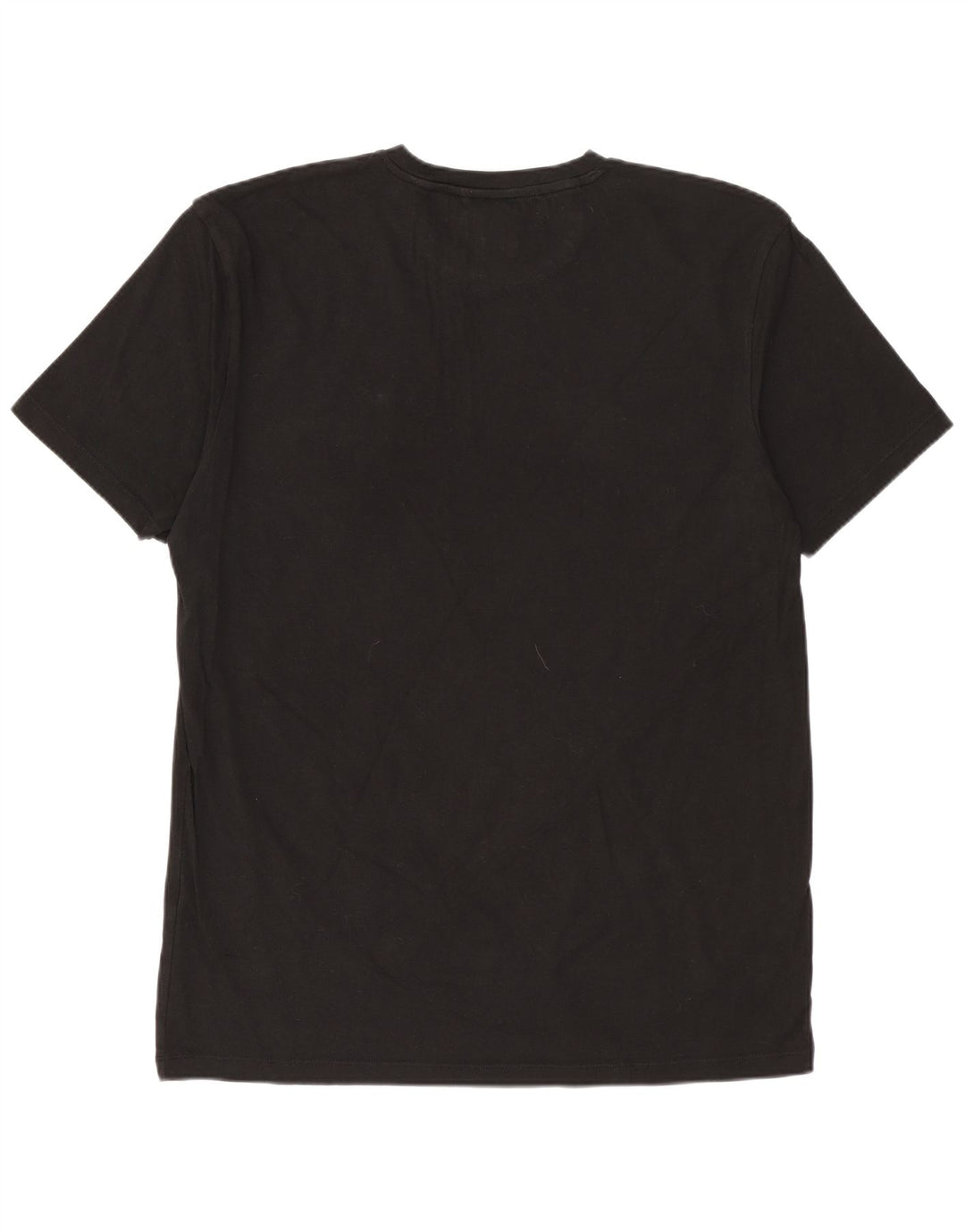 ZARA Mens Slim Fit T-Shirt Top XL Black