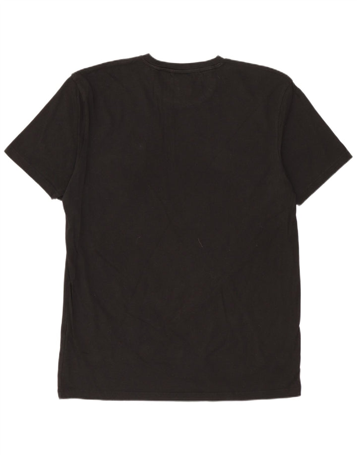 ZARA Mens Slim Fit T-Shirt Top XL Black