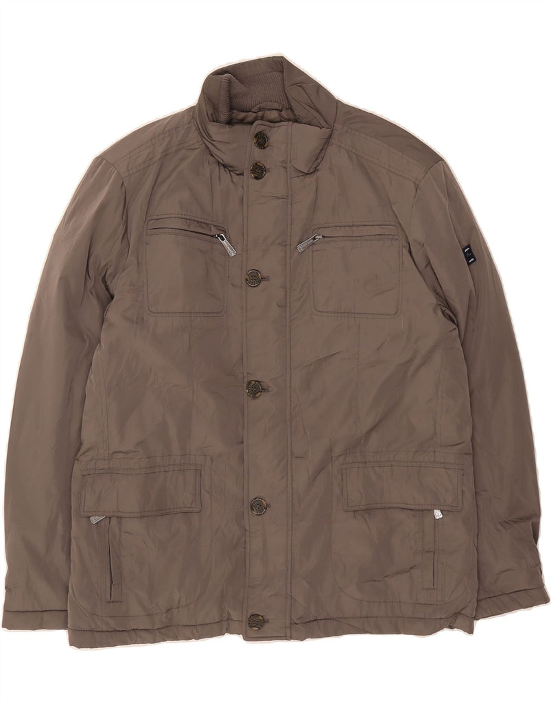 PIERRE CARDIN Mens Utility Jacket UK 38 Medium Grey Polyester Vintage Pierre Cardin and Second-Hand Pierre Cardin from Messina Hembry 