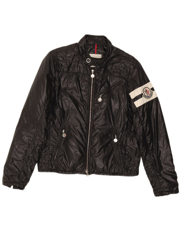 Moncler Womens Padded Jacket Size 2 Medium Black Polyamide