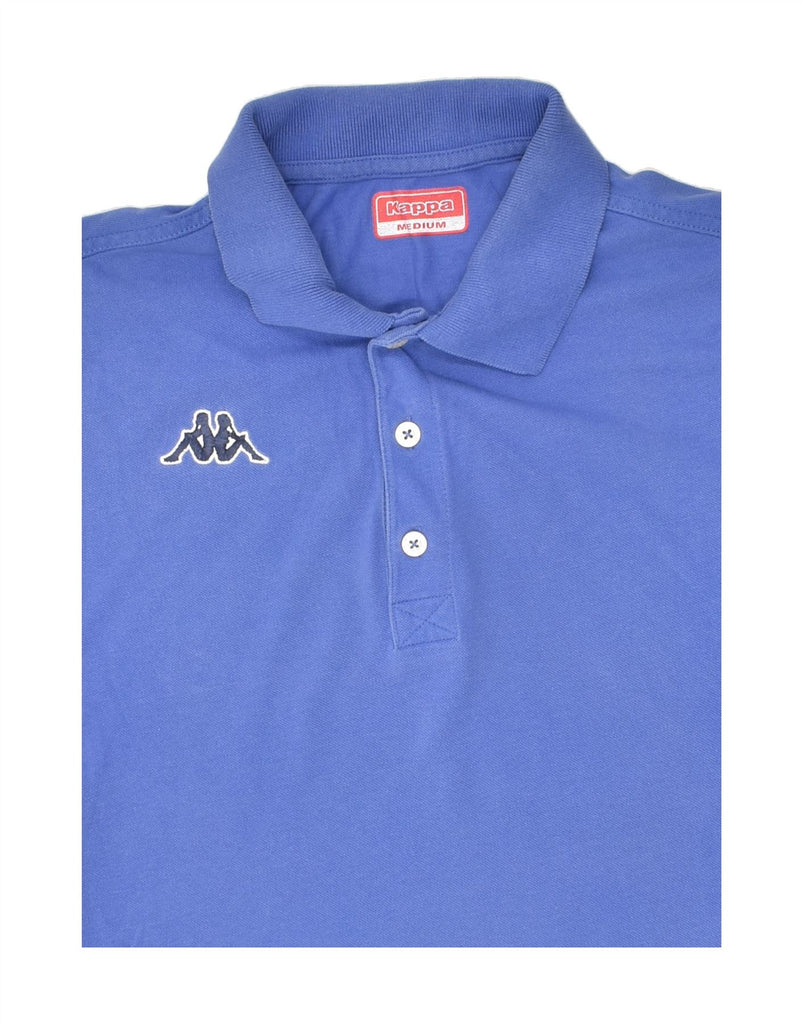 KAPPA Mens Polo Shirt Medium Blue Cotton | Vintage Kappa | Thrift | Second-Hand Kappa | Used Clothing | Messina Hembry 