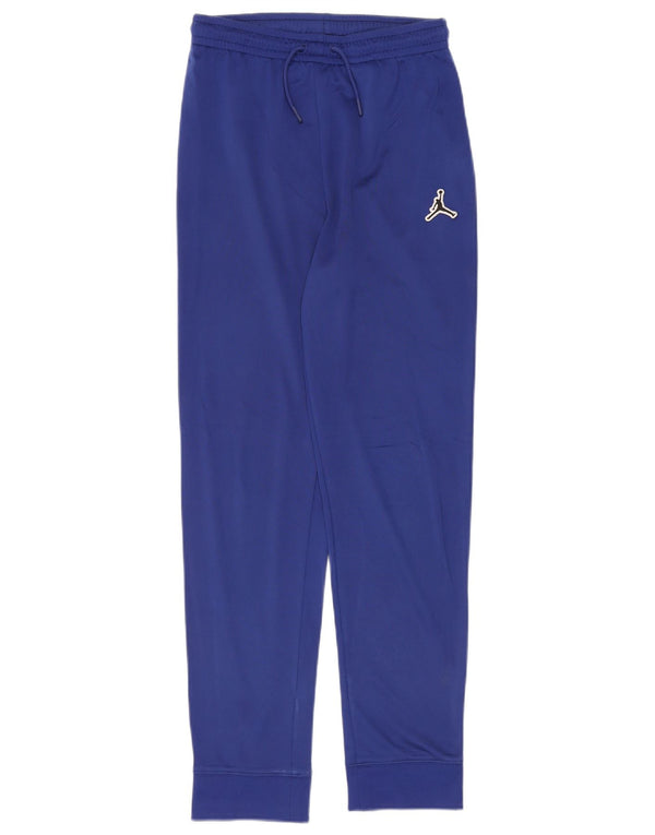 Jordan Boys Tracksuit Trousers Joggers 13-14 Years XL Blue Polyester
