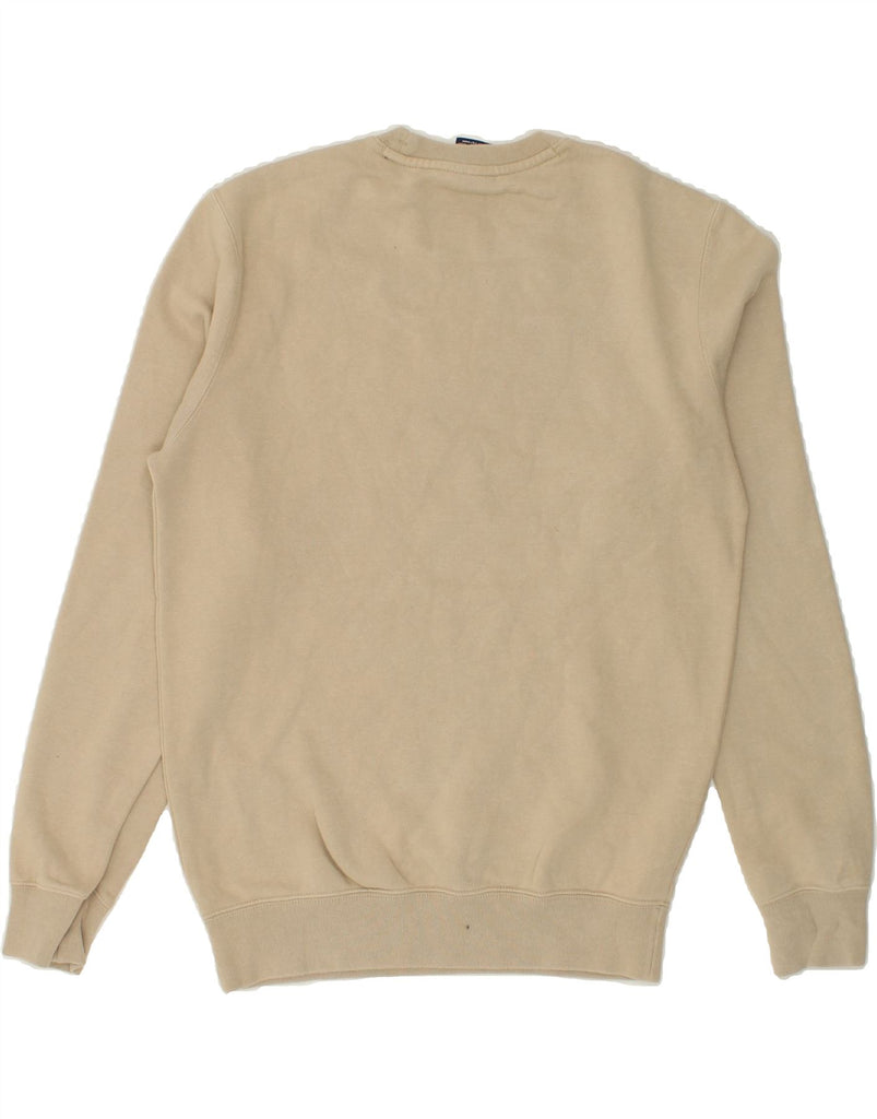 CHAMPION Mens Sweatshirt Jumper Small Beige Cotton | Vintage Champion | Thrift | Second-Hand Champion | Used Clothing | Messina Hembry 