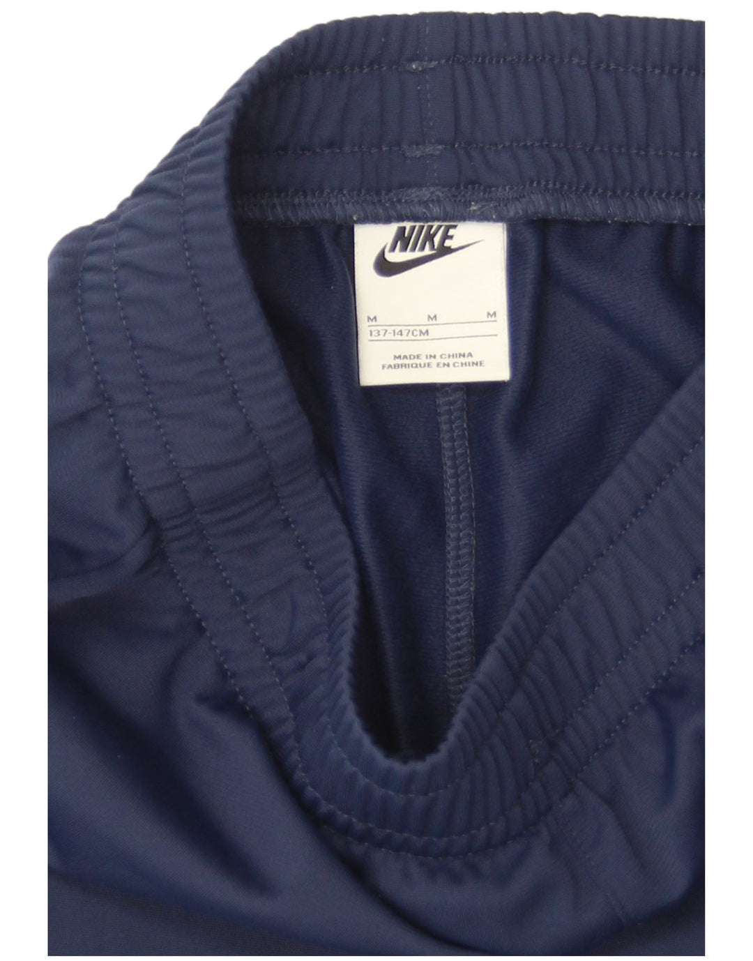 Nike Boys Tracksuit Trousers 10-11 Years Medium Navy Blue Polyester