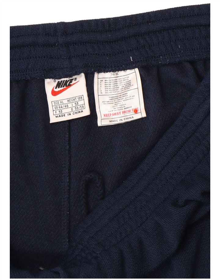 Nike Mens Tracksuit Trousers  XL  Navy Blue Polyester