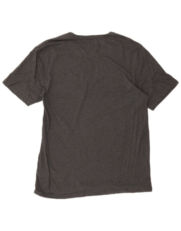 Hugo Boss Mens T-Shirt Top XL Grey Flecked Cotton