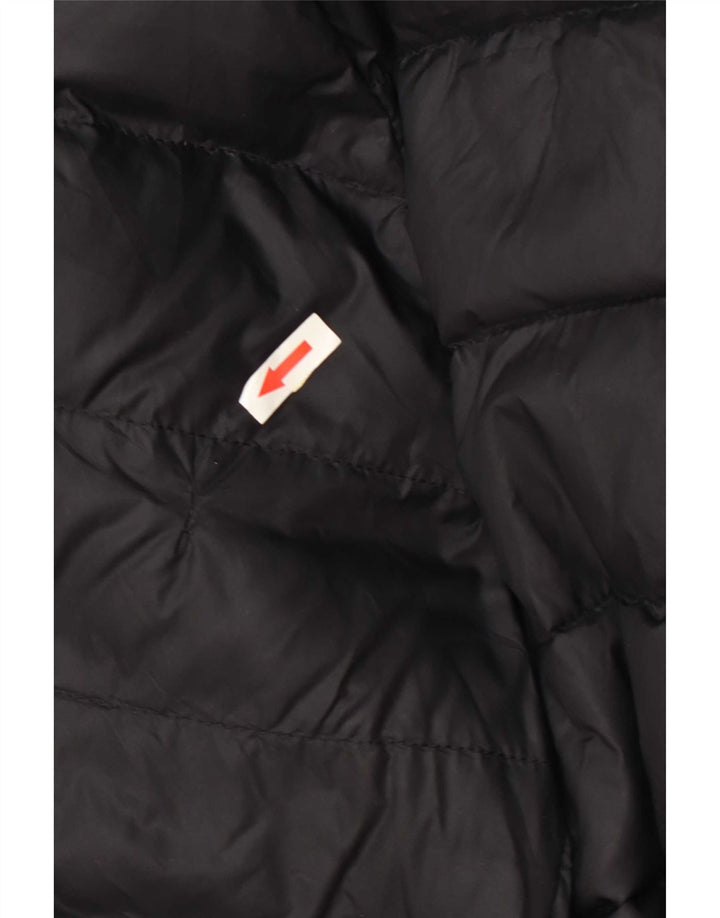 Blauer Womens Hooded Padded Jacket UK 18 XL Black Polyamide