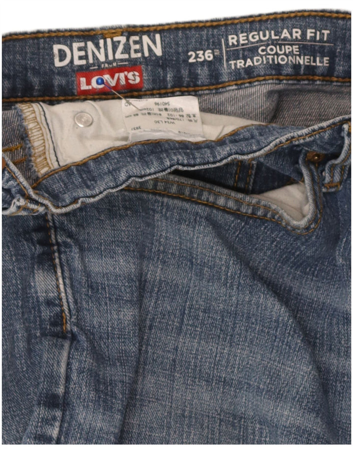 Levi's Womens Denizen Regular Fit Straight Jeans W34 L30 Blue
