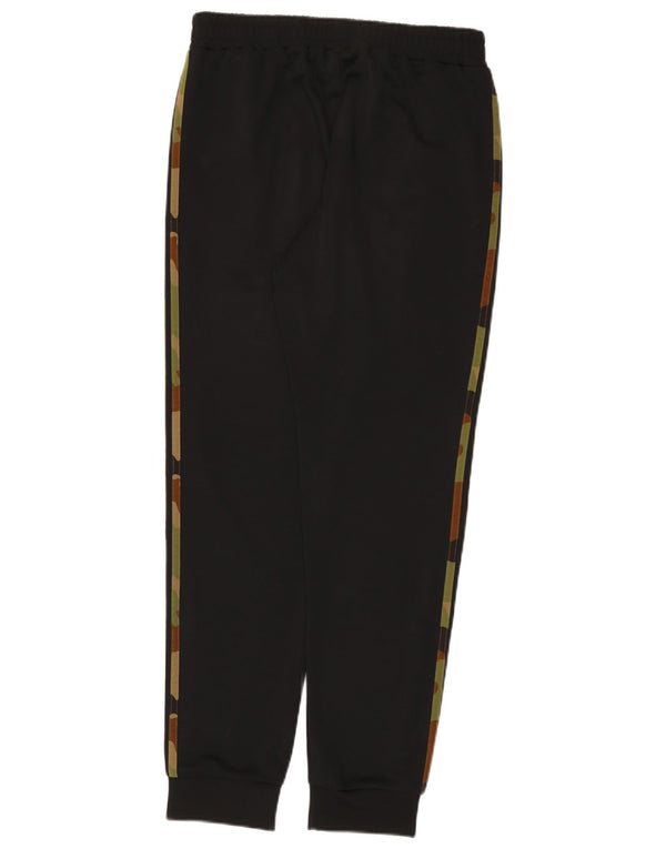Adidas Womens Graphic Tracksuit Trousers Joggers Medium Black Colourblock
