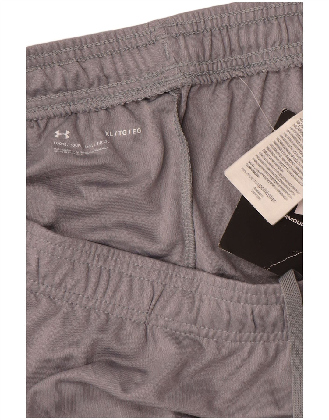 Under Armour Mens Graphic Sport Shorts XL  Grey Polyester
