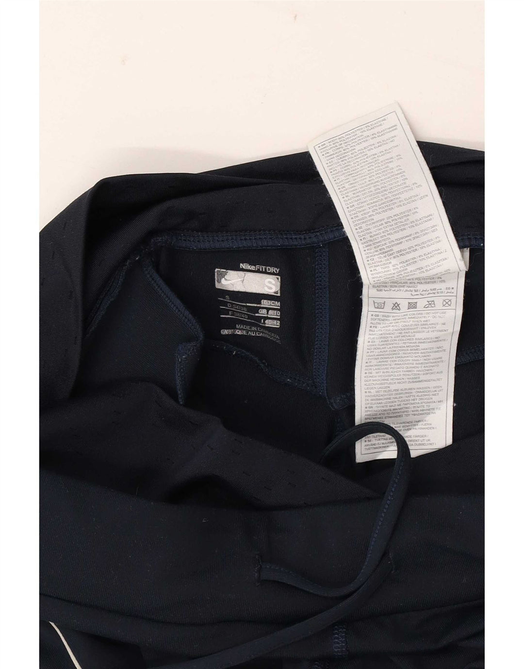 Nike Womens Flare Tracksuit Trousers UK 8/10 Small  Navy Blue Polyester