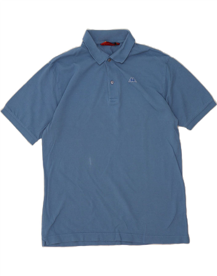 KAPPA Mens Polo Shirt Large Blue Cotton Vintage Kappa and Second-Hand Kappa from Messina Hembry 