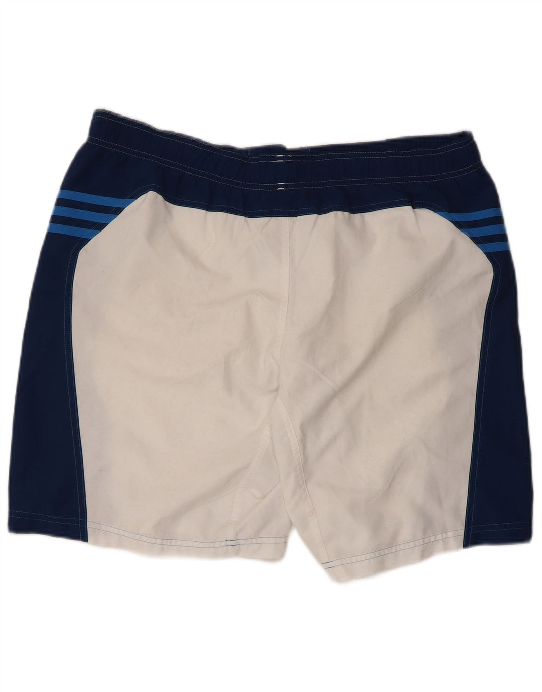 Adidas Mens Graphic Swimming Shorts Large White Colourblock Polyester