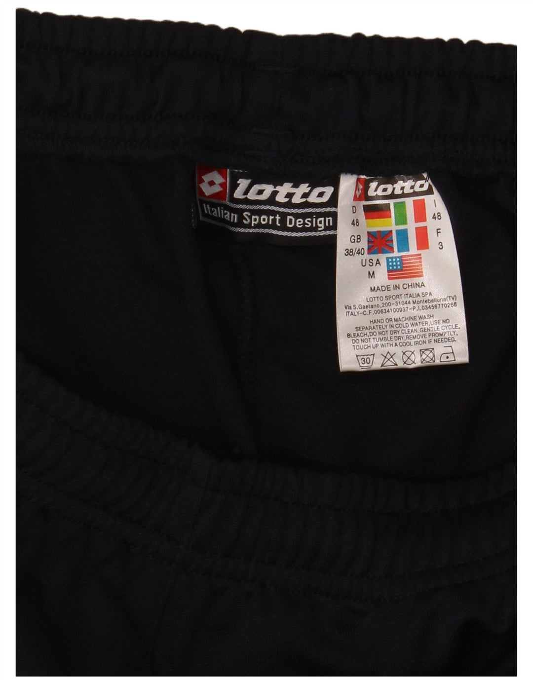 Lotto Mens Tracksuit Trousers UK 38/40 Medium  Navy Blue Polyester