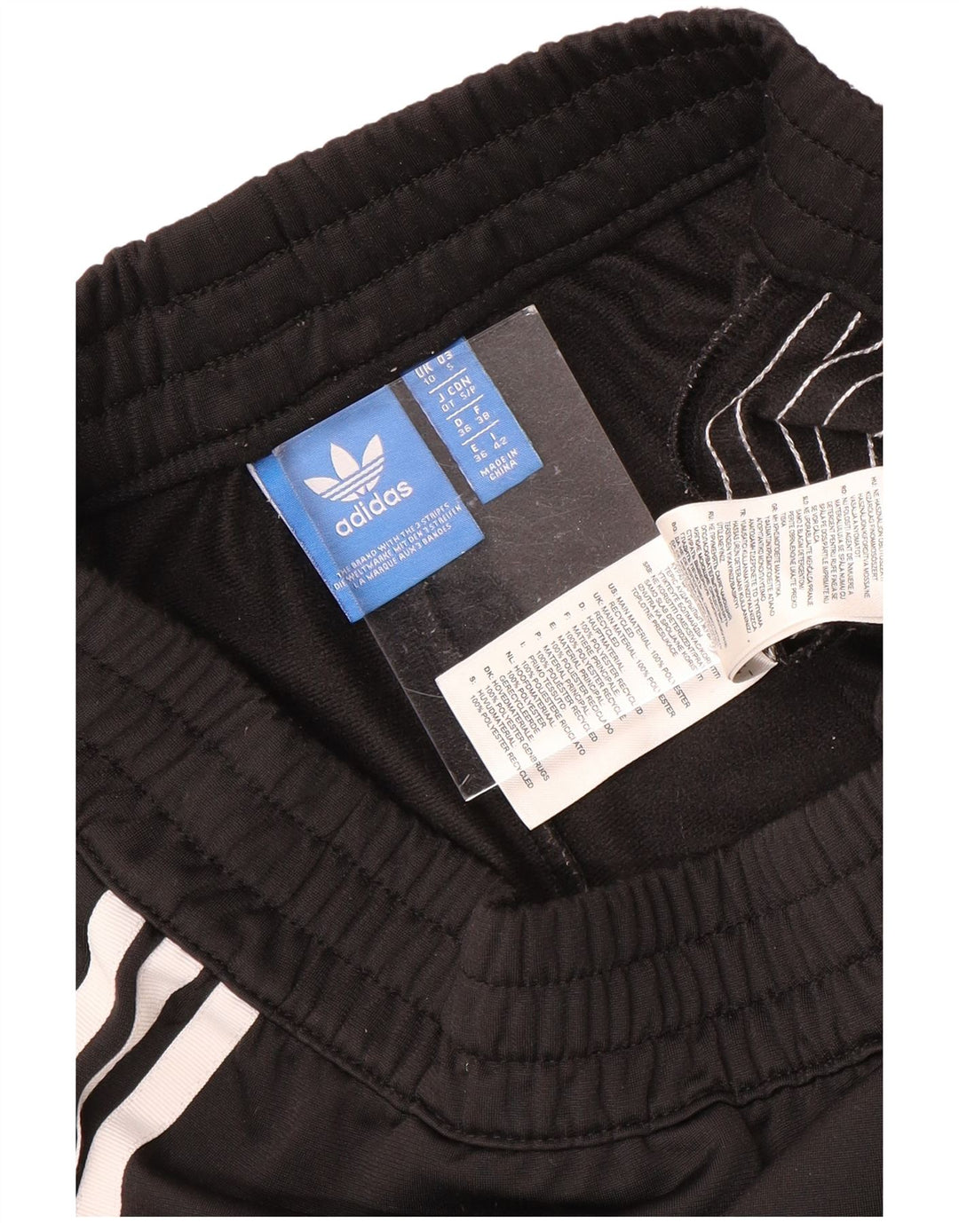 ADIDAS Womens Sport Shorts UK 10 Small Black Polyester