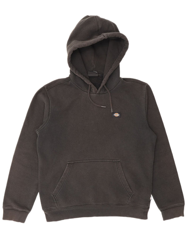 Dickies Mens Hoodie Jumper Small Black Cotton