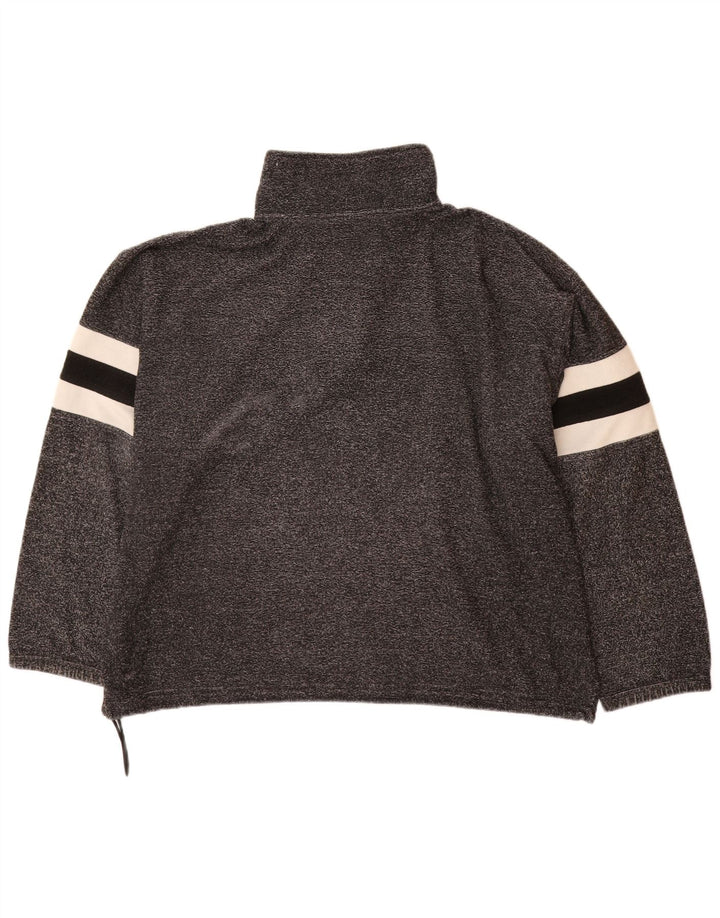 Champion Mens Graphic Loose Fit Sweatshirt Jumper Large Grey Flecked