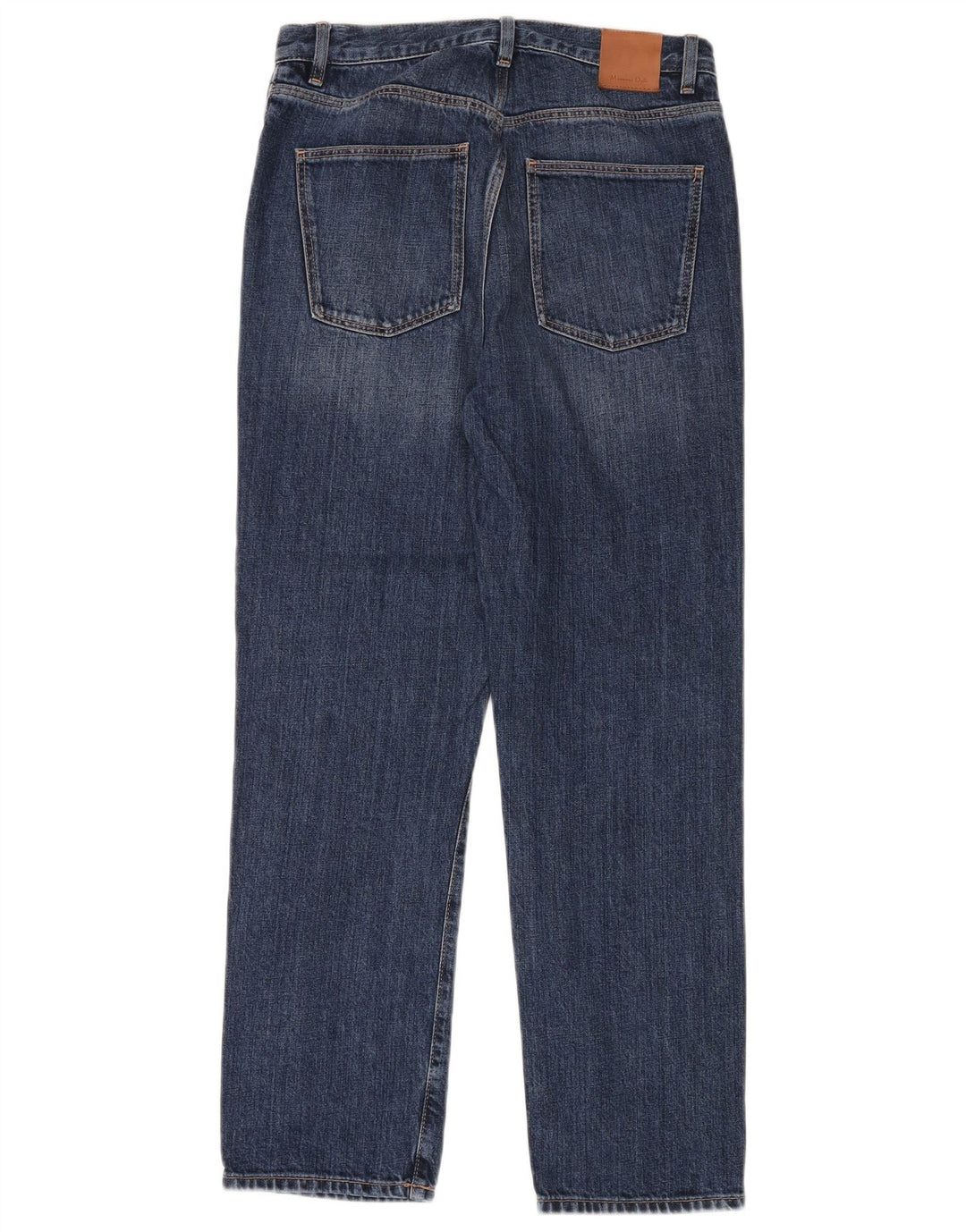 Massimo Dutti Womens Straight Jeans EU 36 XS W26 L30 Blue Cotton